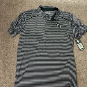 Men’s Russell Michigan State Golf Polo